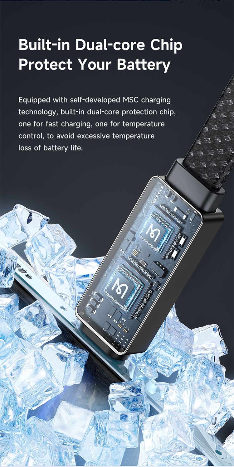کابل شارژ سریع USB به تایپ سی 100 وات مک دودو مدل MCDODO CA-498 | جانبی360