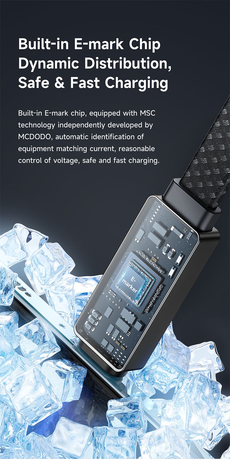 کابل شارژ سریع تایپ سی به تایپ سی 100 وات مک دودو مدل MCDODO CA-447 | جانبی360