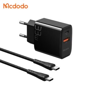 شارژر آداپتور دیواری فست شارژ 33 واتی مک دودو مدل MCDODO CH-0922 بهمراه کابل شارژ
