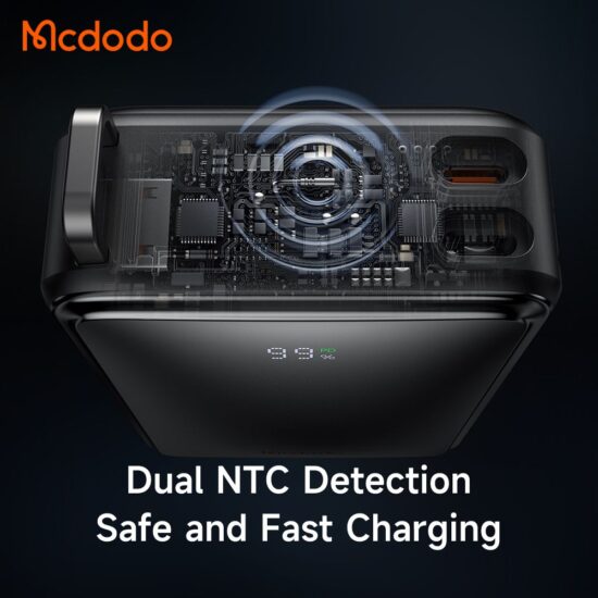 پاوربانک 67 وات ظرفیت20000 مک دودو مدل MCDODO MC-433 بهمراه کابل تایپ سی