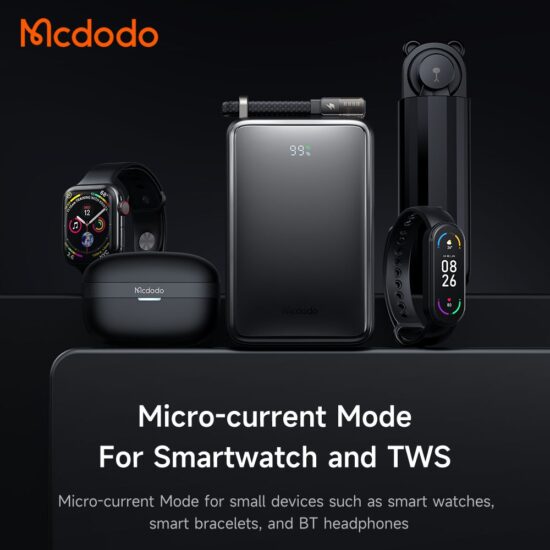 پاوربانک 67 وات ظرفیت20000 مک دودو مدل MCDODO MC-433 بهمراه کابل تایپ سی