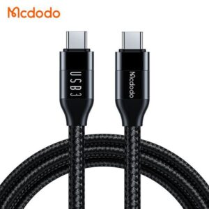 کابل شارژ و انتقال تصویر 100 واتی دو سر تایپ سی مک دودو مدل MCDODO CA-7132 طول 1.2متر