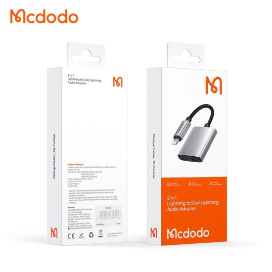تبدیل 1 به 2 لایتنینگ مک دودو مدل MCDODO CA-5560