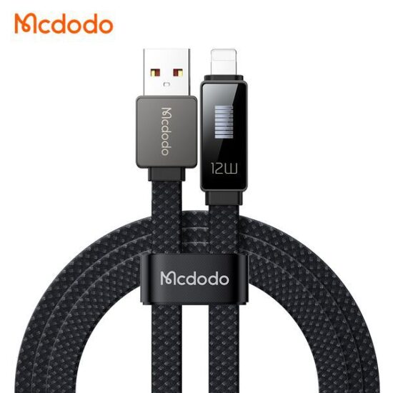 کابل شارژ سریع USB به لایتنینگ 3 آمپر مک دودو مدل MCDODO CA-4970 نمایشگر ضربانی 1.2متر