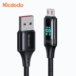 کابل شارژ سریع USB به میکرو 3 آمپر مک دودو مدل MCDODO CA-1070 نمایشگر دیجیتال 1.2متر