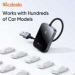 دانگل وایرلس کارپلی اپل برند مک دودو مدل MCDODO CA-7210 مختص خودرو