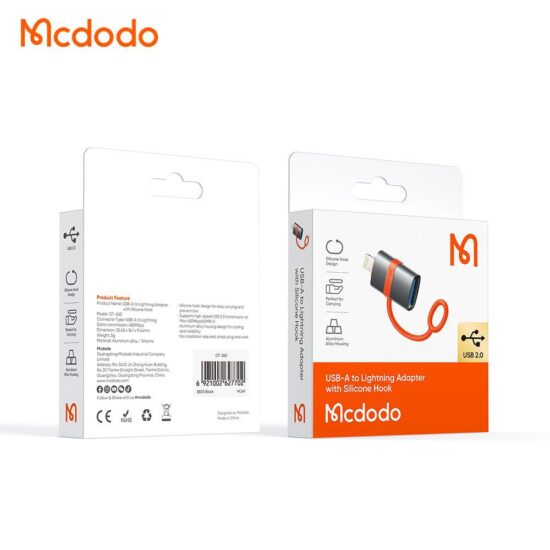 تبدیل OTG یو اس بی USB-A به لایتنینگ مک دودو مدل MCDODO OT-2600