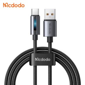 کابل شارژ سریع USB به تایپ سی 100وات 6 آمپر مک دودو مدل MCDODO CA-5180 طول 1.2متر