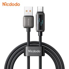 کابل شارژ سریع USB به تایپ سی 100وات 6 آمپر مک دودو مدل MCDODO CA-2350 طول 1.2متر