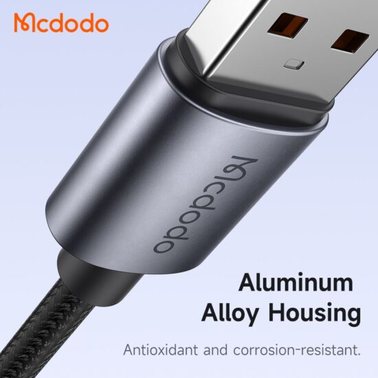 کابل شارژ سریع USB به تایپ سی 100وات 6 آمپر مک دودو مدل MCDODO CA-5180 طول 1.2متر