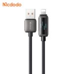 کابل شارژ سریع لایتنینگ 3 آمپر مک دودو مدل MCDODO CA-5250 نمایشگر دیجیتال 1.2متر