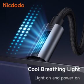 کابل شارژ سریع لایتنینگ 3 آمپر مک دودو مدل MCDODO CA-5660 نشانگر ضربانی 1.2متر