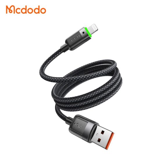 کابل شارژ سریع لایتنینگ 3 آمپر بدنه مگنتی مک دودو مدل MCDODO CA-6000طول 1.2متر