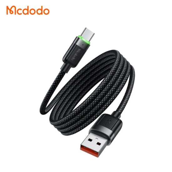 کابل شارژ سریع USB به تایپ سی بدنه مگنتی 100 وات مک دودو مدل MCDODO CA-5650 طول 1.2متر