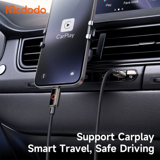 کابل شارژ سریع تایپ سی به لایتنینگ 36 وات قطع کن اتومات مک دودو مدل MCDODO CA-6670 طول 1.2متر