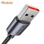 کابل شارژ سریع USB به تایپ سی 100وات 6 آمپر مک دودو مدل MCDODO CA-6520 دارای نمایشگر دیجیتال طول 1.2متر