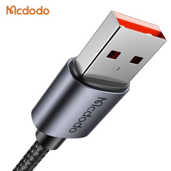 کابل شارژ سریع USB به لایتنینگ 3 آمپر مک دودو مدل MCDODO CA-6490 نمایشگر دیجیتال طول 1.2متر