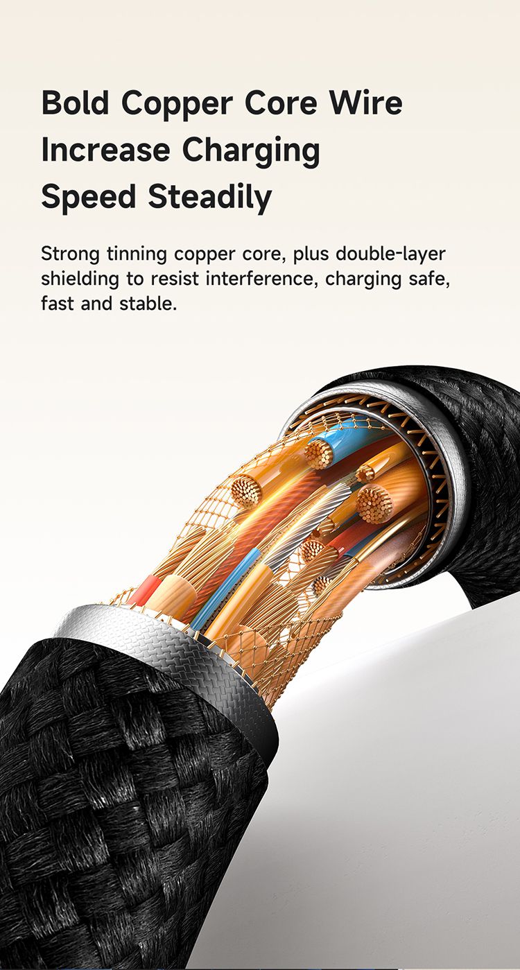 کابل شارژ سریع تایپ سی به لایتنینگ 36 وات 3 آمپر قطع کن اتومات مک دودو مدل MCDODO CA-667 قابلیت کارپلی 1.2متر | جانبی360