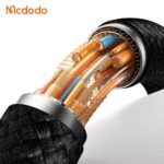 کابل شارژ سریع تایپ سی به تایپ سی 100 وات قطع کن اتومات مک دودو مدل MCDODO CA-668 طول 1.2متر