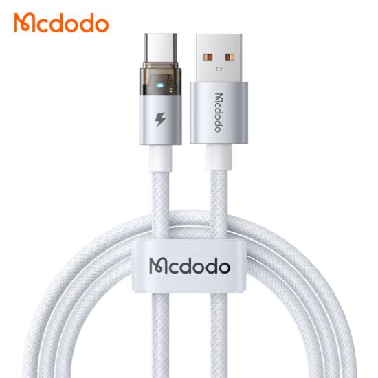 کابل شارژ سریع USB به تایپ سی 100وات 6 آمپر مک دودو مدل MCDODO CA-689 طول 1.2متر