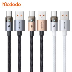 کابل شارژ سریع USB به تایپ سی 100وات 6 آمپر مک دودو مدل MCDODO CA-689 طول 1.2متر