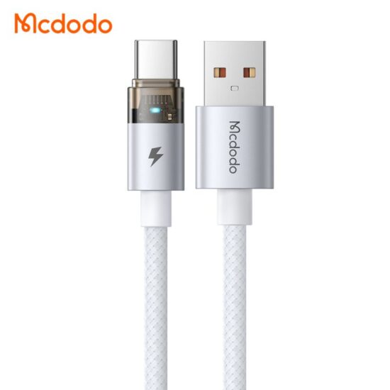 کابل شارژ سریع USB به تایپ سی 100وات 6 آمپر مک دودو مدل MCDODO CA-689 طول 1.2متر