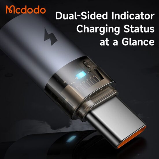 کابل شارژ سریع USB به تایپ سی 100وات 6 آمپر مک دودو مدل MCDODO CA-689 طول 1.2متر