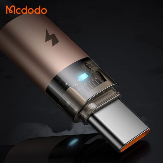 کابل شارژ سریع USB به تایپ سی 100وات 6 آمپر مک دودو مدل MCDODO CA-689 طول 1.2متر