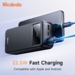 پاوربانک 22.5 وات ظرفیت 30000 مک دودو مدل MCDODO MC-4240 بهمراه کابل شارژ
