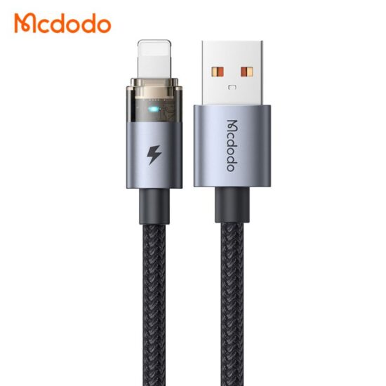 کابل شارژ سریع لایتنینگ 3 آمپر کارپلی مک دودو مدل MCDODO CA-691 طول 1.2متر