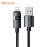 کابل شارژ سریع USB به لایتنینگ 3 آمپر مک دودو مدل MCDODO CA-6490 نمایشگر دیجیتال طول 1.2متر