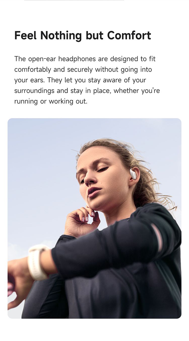 هندزفری بلوتوثی القایی (گوش باز) مک دودو مدل MCDODO HP-007 بهمراه کابل شارژ | جانبی360