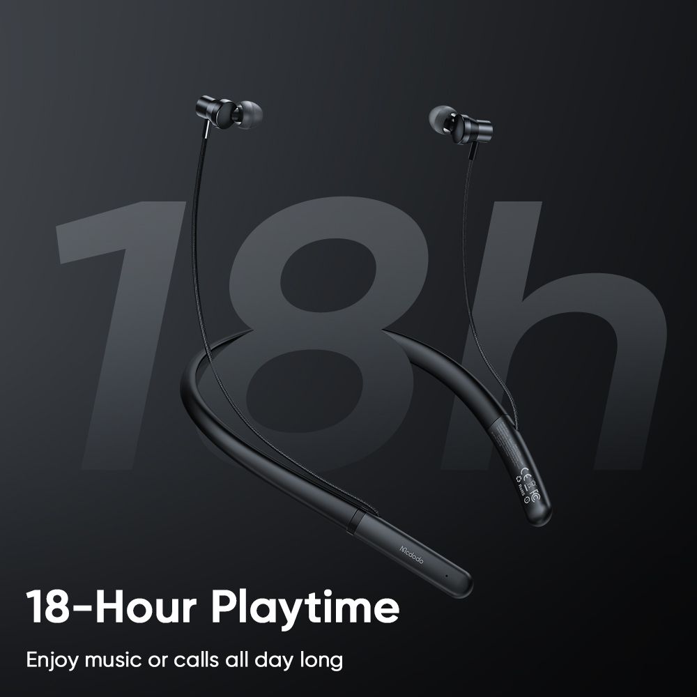 هندزفری بلوتوثی دورگردنی برند مک دودو مدل MCDODO HP-0210 به همراه سیستم حذف نویز ENC | جانبی360 هندزفری بلوتوثی دورگردنی برند مک دودو مدل MCDODO HP-0210 به همراه سیستم حذف نویز ENC | جانبی360