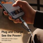 تبدیل نمایشگردار 240 واتی تاپ سی به تایپ سی مک دودو مدل MCDODO OT-2620 نمایشگر دیجیتال