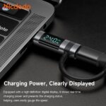 تبدیل نمایشگردار 240 واتی تاپ سی به تایپ سی مک دودو مدل MCDODO OT-2620 نمایشگر دیجیتال