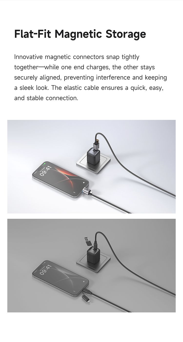 کابل شارژ سریع 60واتی چندسر آهنربایی مگنتی 4 کاره USB-A+لایتنینگ+تایپ سی برند مک دودو مدل MCDODO CA-656 | جانبی360