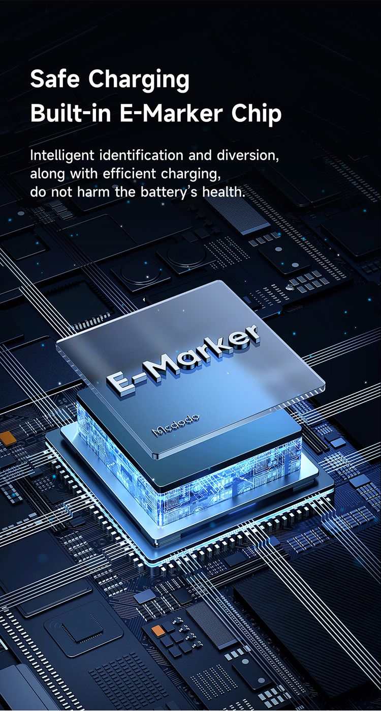 کابل شارژ سریع و انتقال دیتا توان خروجی 100وات پورت تایپ سی به 2 پورت تایپ سی برند مک دودو مدل MCDODO CA-678 | جانبی360