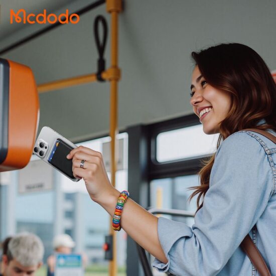 جاکارتی چرمی مگنتی پشت موبایل برند مک دودو مدل MCDODO WH-7920