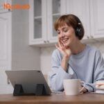 استند پایه نگهدارنده تاشو چرمی لپتاپ و تبلت برند مک دودو مدل MCDODO FS-802