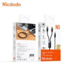 کابل شارژ سریع 100وات تایپ سی به 2 پورت تایپ سی مک دودو مدل MCDODO CA-6780