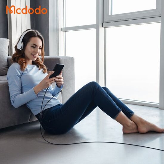 کابل شارژ سریع 100وات تایپ سی به 2 پورت تایپ سی مک دودو مدل MCDODO CA-6780