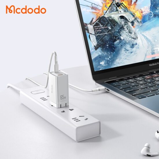 کابل شارژ سریع تایپ سی به تایپ سی 100 وات 5 آمپر مک دودو مدل MCDODO CA-8350 طول 1.2متر