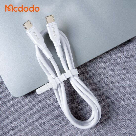 کابل شارژ سریع تایپ سی به تایپ سی 100 وات 5 آمپر مک دودو مدل MCDODO CA-8350 طول 1.2متر