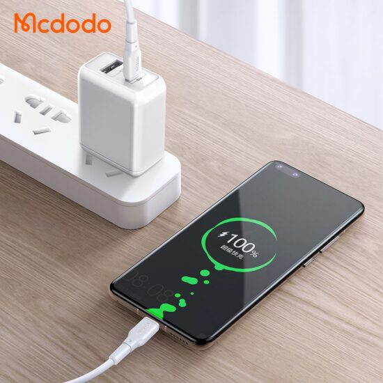 کابل شارژ سریع تایپ سی به تایپ سی 100 وات 5 آمپر مک دودو مدل MCDODO CA-8350 طول 1.2متر