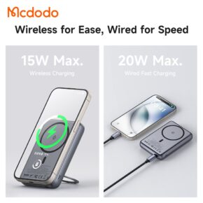 پاوربانک وایرلس شارژر 20وات 10000 مک دودو مدل MCDODO MC-8371