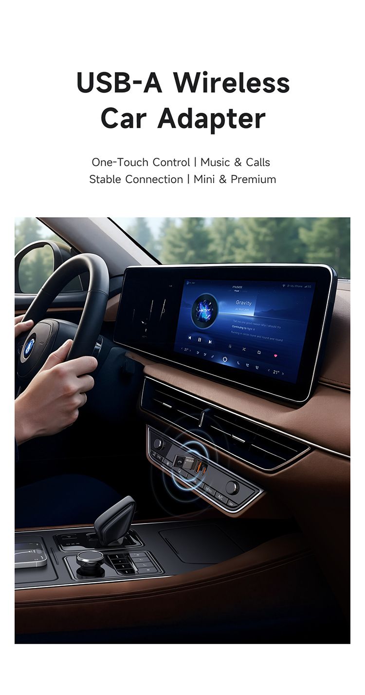 گیرنده صوتی بلوتوثی بیسیم وایرلس USB برای پخش خودرو و اتومبیل از برند مک دودو مدل MCDODO OT-825 قابلیت اتصال همزمان به 2 گوشی | جانبی360