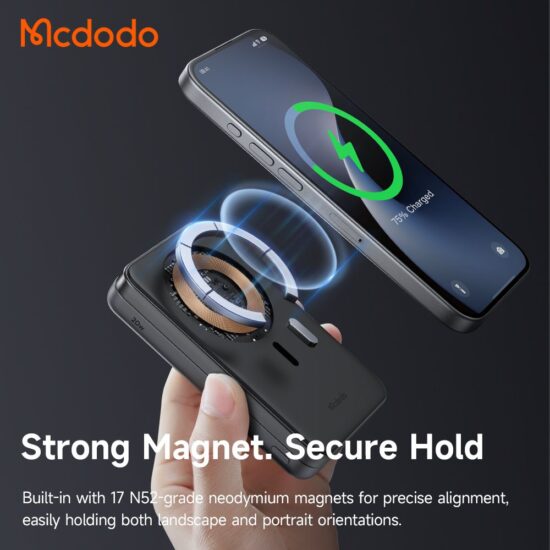 پاوربانک و استند وایرلس شارژر 20وات 10000 مک دودو مدل MCDODO MC-6310 Qi2