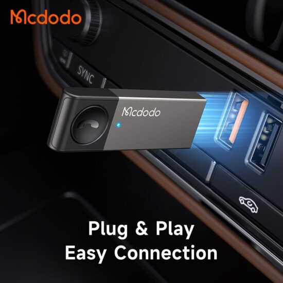 گیرنده صوتی بلوتوثی USB اتومبیل مک دودو مدل MCDODO OT-8250 قابلیت اتصال به 2 گوشی
