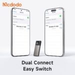 گیرنده صوتی بلوتوثی USB اتومبیل مک دودو مدل MCDODO OT-8250 قابلیت اتصال به 2 گوشی