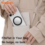 پاپ سوکت و هولدر انگشتی مگنتی بهمراه آیینه آرایش برند مک دودو مدل MCDODO MR-7912